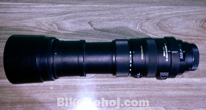 Sigma 150-500mm telephoto and zoom lens for canon DSLR